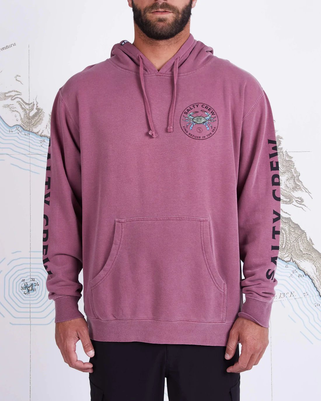 Blue Craber Overdyed Fleece