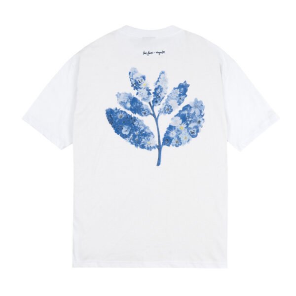 Blue Flowers Collab Tee – Image 2