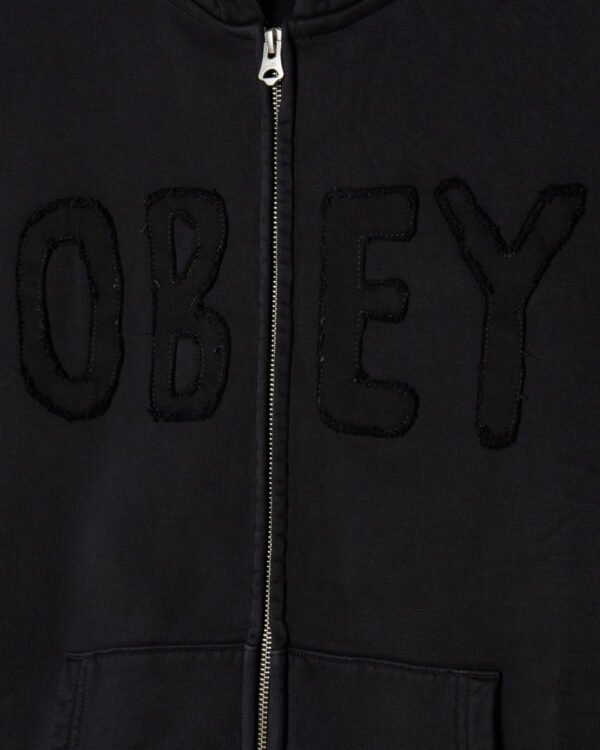 Hibrid Faded Zip Hood – Image 2