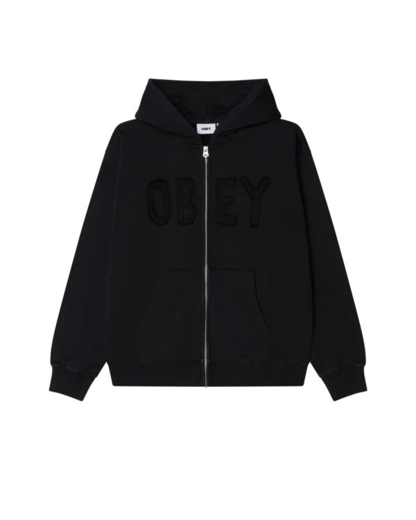 Hibrid Faded Zip Hood
