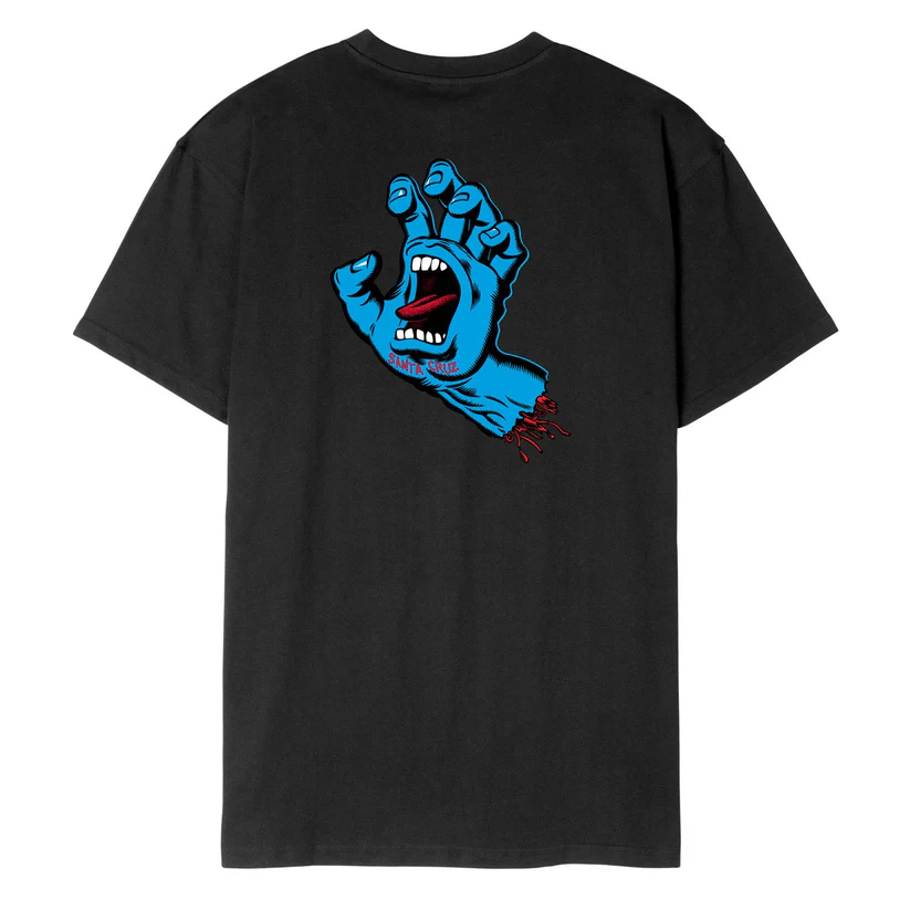 Screaming Hand Chest T-Shirt – Image 2