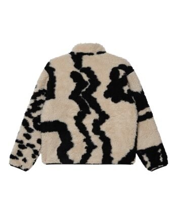 Obey Shaggy Sherpa Jacket clay multi