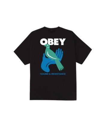 Obey Sound And Resistance Bird black