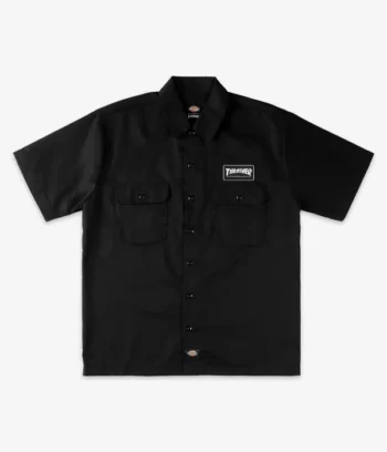 Thrasher X Dickies Work Shirt black