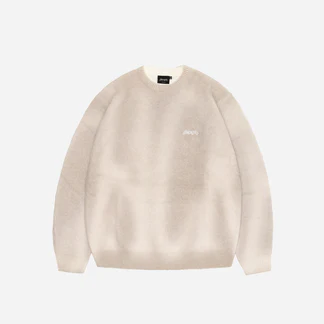 BLUR-MOHAIR-KNIT-BEIGE-FRONT