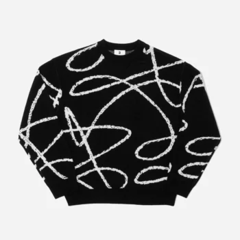 Doodle Jacquard Knit Crewneck