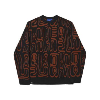 Abstract Crewneck Knit