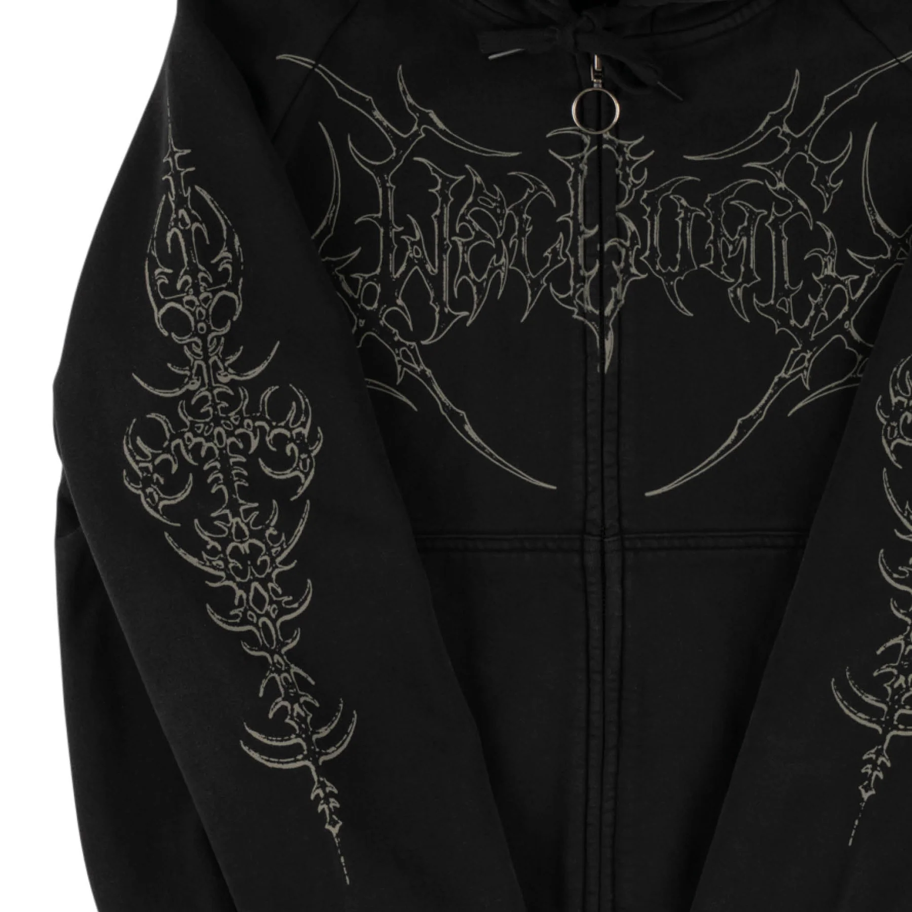 Grapple Cropped Zip Hoodie – Image 2
