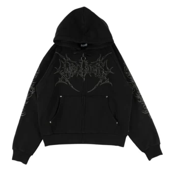 Grapple Cropped Zip Hoodie