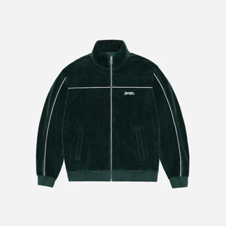 Reflective Velevet Zipper Jacket
