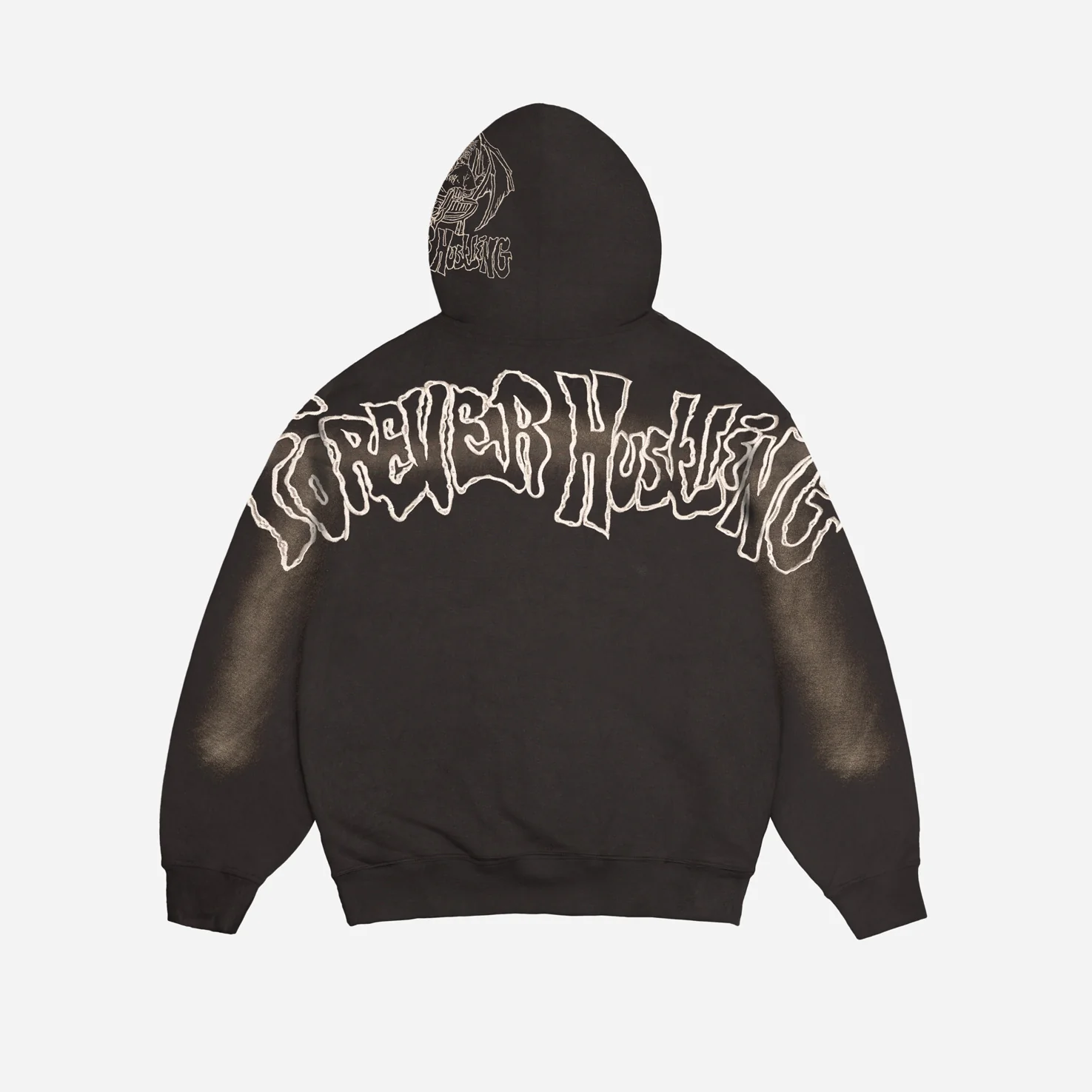 Rough Garment Dyed Premium Hoodie Zip – Image 2