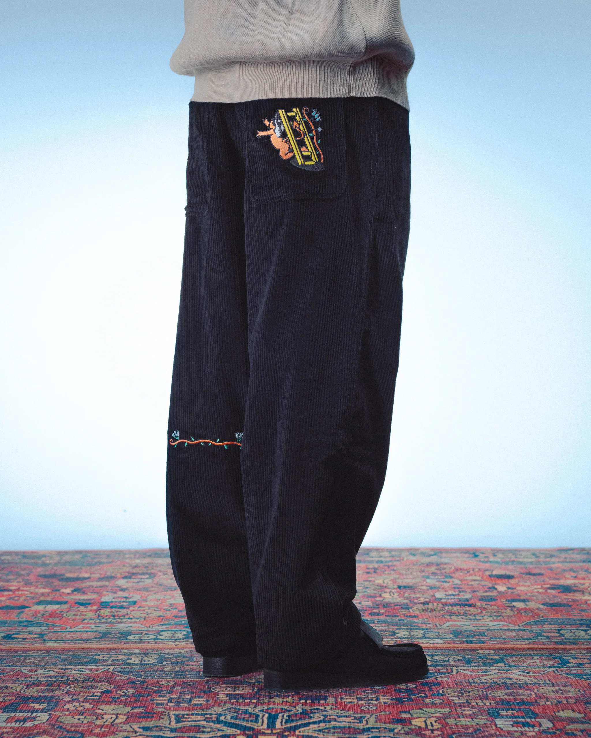 Dream Maze Corduroy Baggy Pant – Image 4