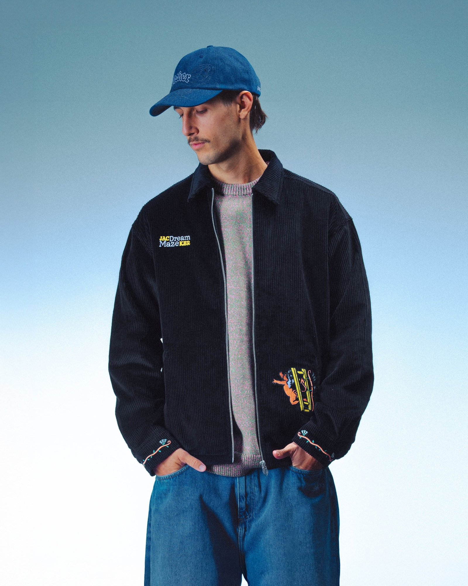 Dream Maze Corduroy Overshirt – Image 3