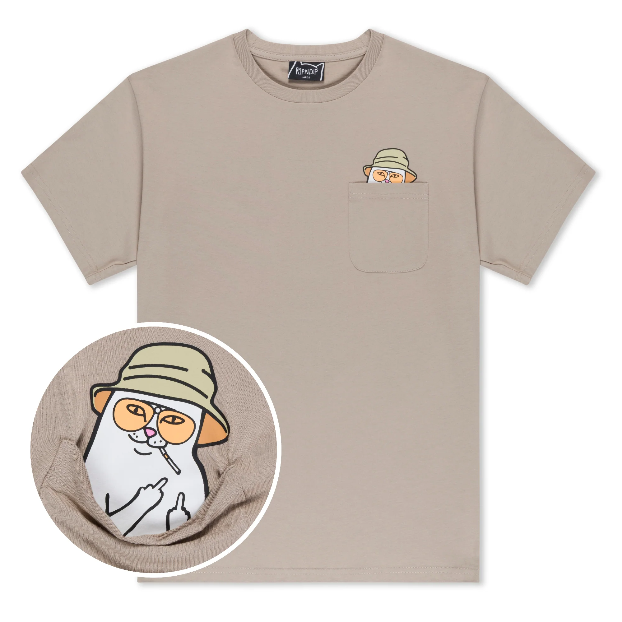 Nermal S Thompson Pocket Tee – Image 2