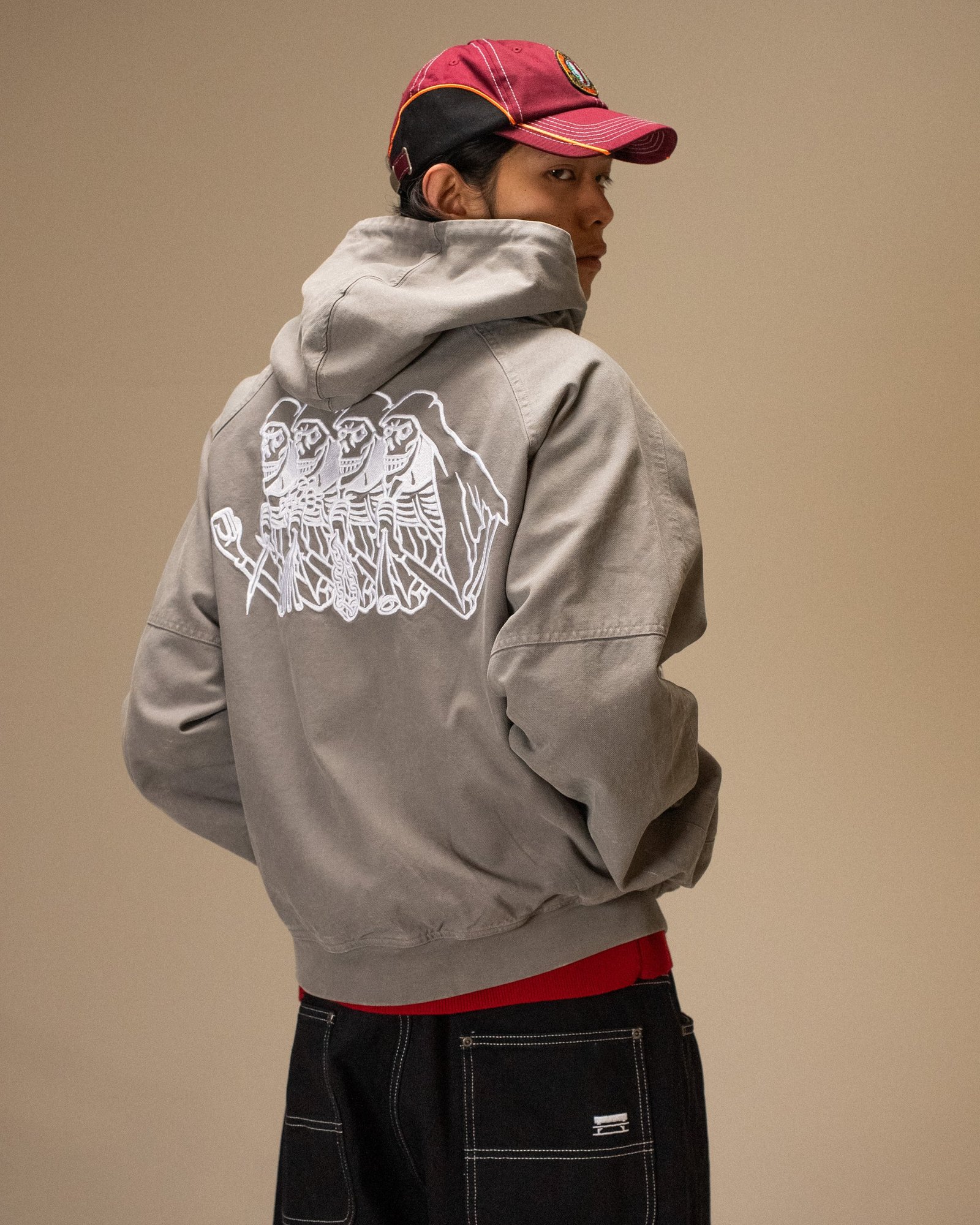 Skeleton Canvas Jacket – Image 4
