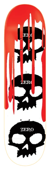 Zero Deck 3 Skull Blood R7 8.5X32.3 WB 14.5