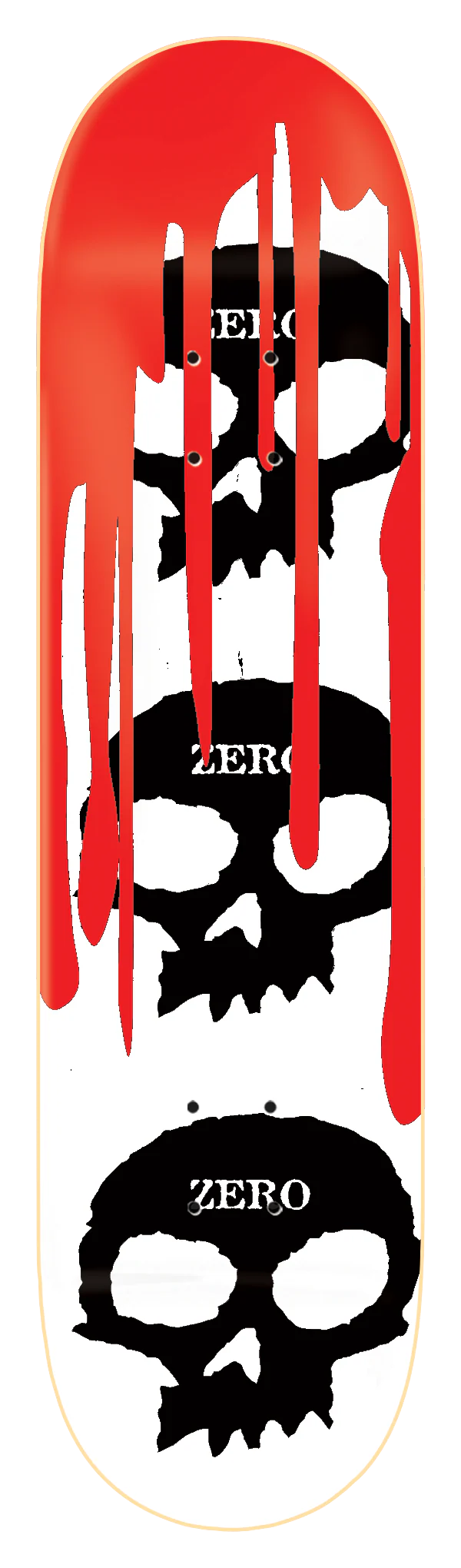 Zero Deck 3 Skull Blood R7 8.5X32.3 WB 14.5