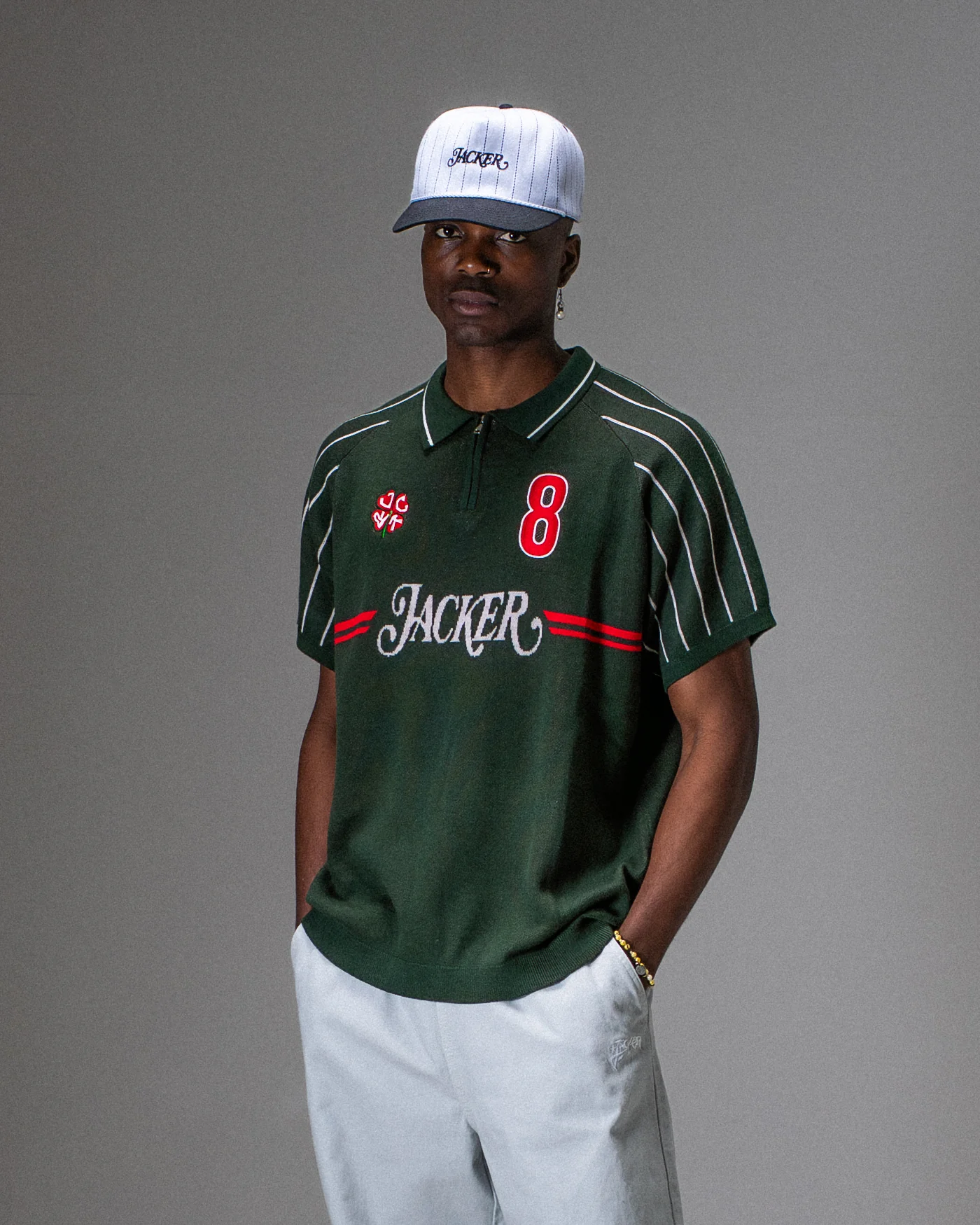 Red Clover Polo Knit – Image 3
