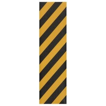 Jessup Grip Plaque Black Yellow Stripe 9x33