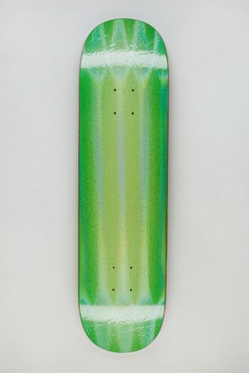 Neon Green Stamp Embossed
