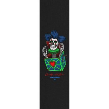 Powell Grip Plaque Chris Hiett Skull 10.5x33
