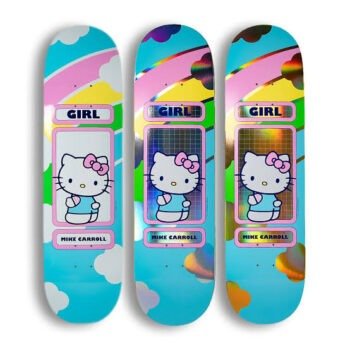 Girl Deck Hello Kitty Rainbow Carrol 8.5X32X14.43