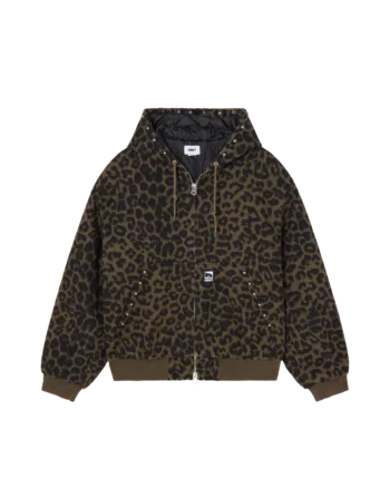Obey Studded Zip Up Jacket