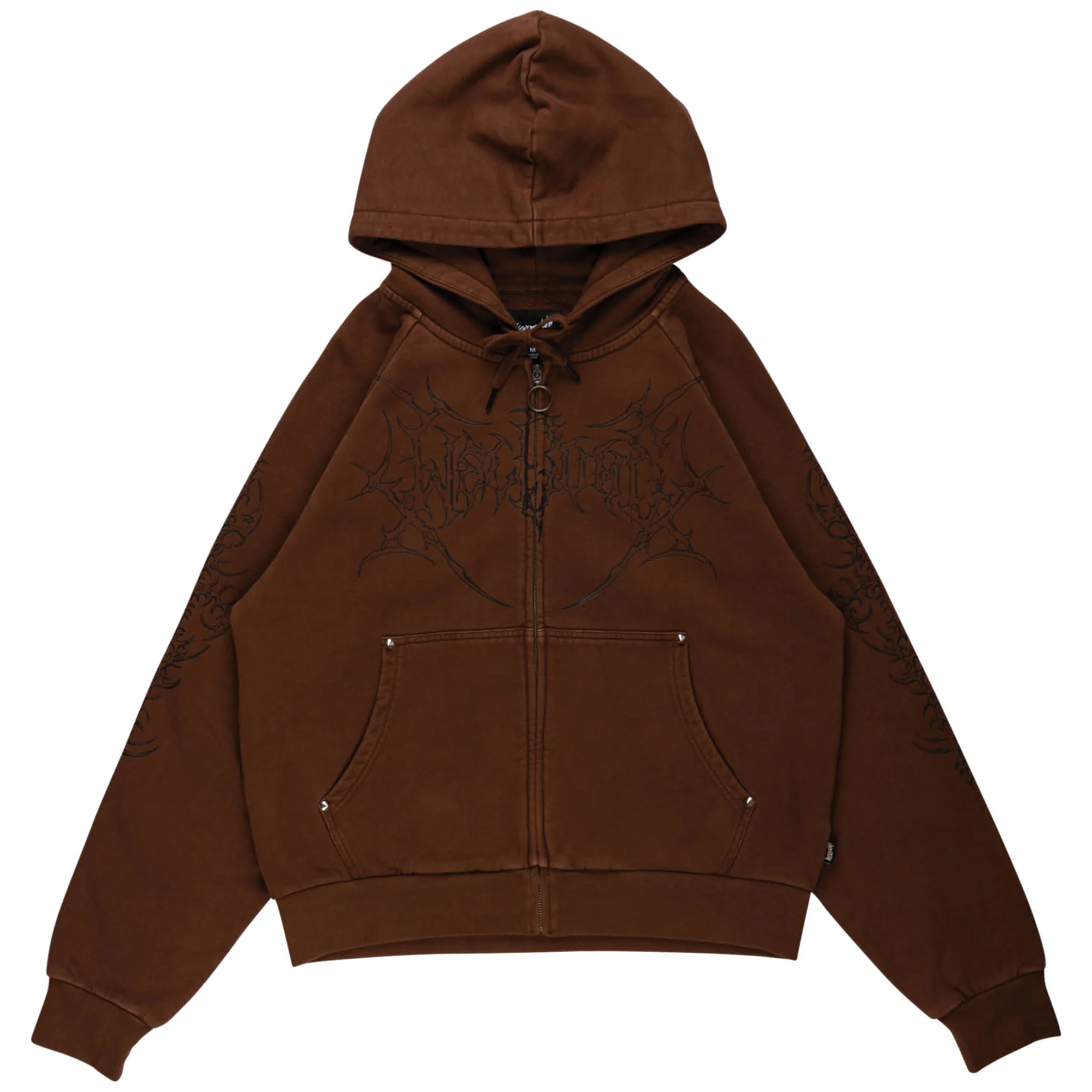 Grapple Cropped Zip Hoodie