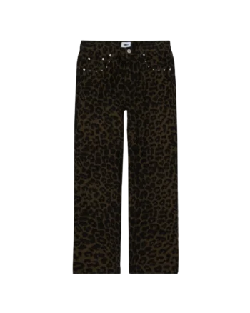 Studded Boxcar Straight Leg Denim