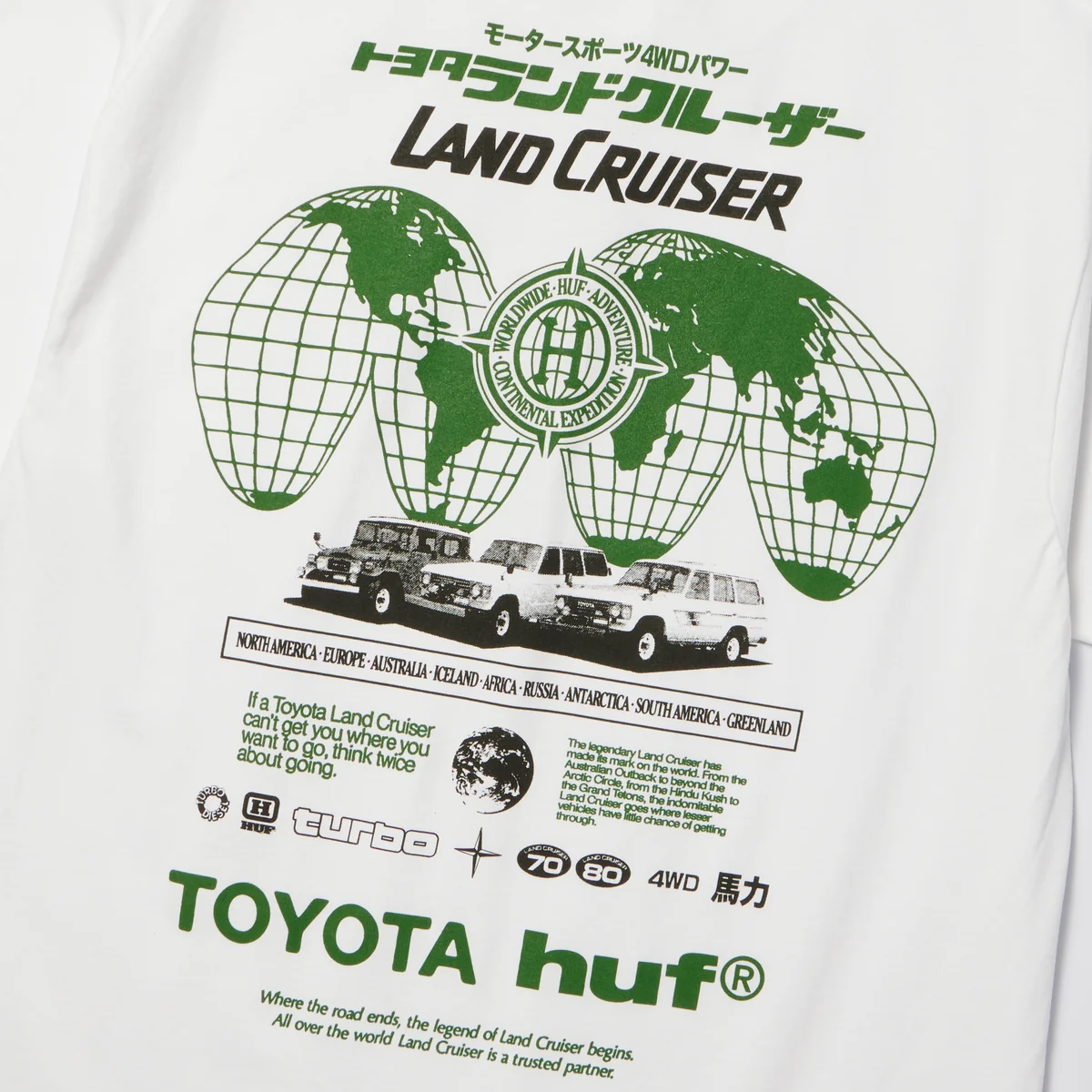 Huf T-Shirt Land Cruiser Global – Image 3